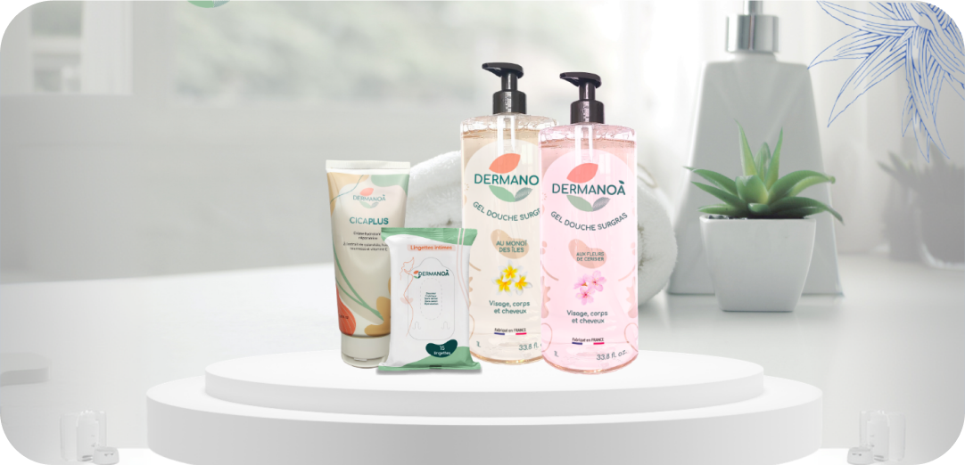Produits de la gamme Dermanoa