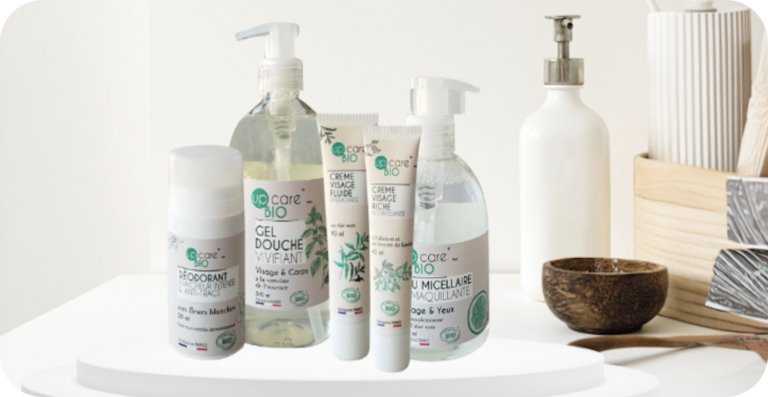 Produits de la gamme UpCare Bio